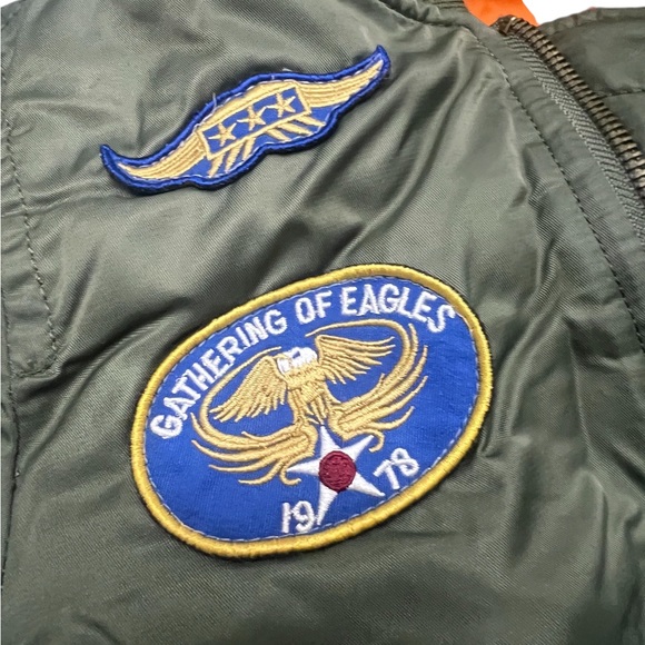 Norman Dragon 2T patch bomber jacket - Picture 5 of 9